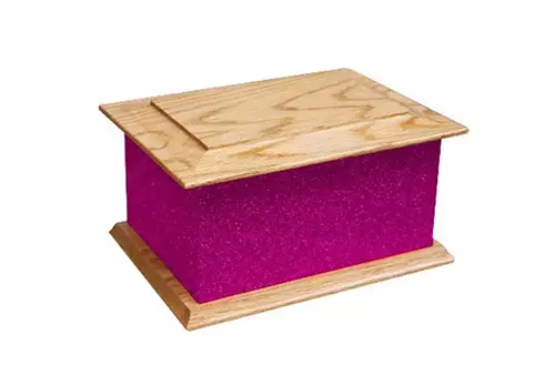 Full Glitter Ash Casket